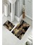 Banyo Halısı Ikili Klozet Takımı Kaymaz Tabanlı (60 cm x 100 cm + 40 cm x 60 Cm) 2