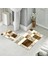 Banyo Halısı Ikili Klozet Takımı Kaymaz Tabanlı (60 cm x 100 cm + 40 cm x 60 Cm) 3
