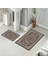 Banyo Halısı Ikili Klozet Takımı Kaymaz Tabanlı (60 cm x 100 cm + 40 cm x 60 Cm) 1