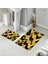 Banyo Halısı Ikili Klozet Takımı Kaymaz Tabanlı (60 cm x 100 cm + 40 cm x 60 Cm) 1