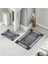 Banyo Halısı Ikili Klozet Takımı Kaymaz Tabanlı (60 cm x 100 cm + 40 cm x 60 Cm) 1