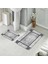 Banyo Halısı Ikili Klozet Takımı Kaymaz Tabanlı (60 cm x 100 cm + 40 cm x 60 Cm) 3