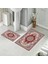 Banyo Halısı Ikili Klozet Takımı Kaymaz Tabanlı (60 cm x 100 cm + 40 cm x 60 Cm) 1