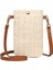 S-Bw Tarzı Moda Kadın Saman Bayanlar Crossbody Askılı Çanta Yaz Bohemia Plaj Rattan Omuzdan Askili Çanta Küçük Katı Cep Telefonu Bozuk Para Cüzdanı (Yurt Dışından) 1