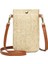 S-Bw Tarzı Moda Kadın Saman Bayanlar Crossbody Askılı Çanta Yaz Bohemia Plaj Rattan Omuzdan Askili Çanta Küçük Katı Cep Telefonu Bozuk Para Cüzdanı (Yurt Dışından) 2