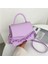Mor Tarzı Kadın Çantası Yeni Zincir Küçük Kadın Çantası Yeni Moda Crossbody Omuz Askılı Çanta Çanta Çanta Saf Şeker Renk El Çantası (Yurt Dışından) 1