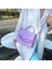 Mor Tarzı Kadın Çantası Yeni Zincir Küçük Kadın Çantası Yeni Moda Crossbody Omuz Askılı Çanta Çanta Çanta Saf Şeker Renk El Çantası (Yurt Dışından) 3