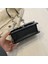 Siyah Stil Pu Düz Renk Mini Messenger Çanta Serin Harfler Koltuk Altı Çanta Flip Cüzdan Moda Bayan Çanta Tasarımcısı Omuz Çantası Düz Renk (Yurt Dışından) 3