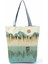 HL3103 Tarzı Yağlıboya Dağ Orman Baskılı Casual Tote Çanta Shopper Alışveriş Çantası Kadın Bayanlar Eğlence Omuz Çantası Plaj Seyahat Çantası (Yurt Dışından) 1