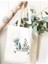 B1792-TBWH-M Tarzı Çiçek Bitki Tasarım Kadın Kanvas Çanta Bayanlar Seyahat Çanta Moda Rahat Tote Edebi Kitap Çantası Alışveriş Omuz Çantası Kızlar Için (Yurt Dışından) 4