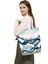 HL2149 Tarzı Yağlıboya Dağ Orman Baskılı Casual Tote Çanta Shopper Alışveriş Çantası Kadın Bayanlar Eğlence Omuz Çantası Plaj Seyahat Çantası (Yurt Dışından) 4