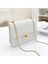 Wt Stili Moda Küçük Kadın Çanta Tüm Maç Zincir Omuz Çantası Düz Renk Dikiş Çanta Messenger Crossbody Çanta Pu Mini Debriyaj Çanta (Yurt Dışından) 2
