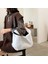 Siyah Stil 46X29X11CM 2020 Yeni Kış Büyük Kapasiteli Kadın Çantası Kadın Ofis Bayanlar Büyük Iş Çantası Kadın Yumuşak Peluş Omuz Çantaları Sıcak Kürk Çanta (Yurt Dışından) 4