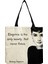 HM0971 Tarzı Audrey Hepburn Alıntılar Şık Çanta Keten Büyük Kapasiteli Yüksek Li Omuz Tote Mektup Alışveriş Çantası Kadın Özel Desen (Yurt Dışından) 3