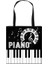 STDMUSICP13 Tarzı 39CMX39CM Piyano Müzik Notu Baskı Tote Çanta Moda Kadın Çanta Kız Omuz Saklama Torbaları Seyahat Bayanlar Için Büyük Kapasiteli Alışveriş Çantası (Yurt Dışından) 1