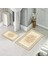 Banyo Halısı Ikili Klozet Takımı Kaymaz Tabanlı (60 cm x 100 cm + 40 cm x 60 Cm) 1