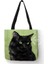 No.11 Tarzı 23-27CM Siyah Kedi Baskı Hayvan Sanat Resim Alışveriş El Çantası Kadın Omuz Çantası Eko Büyük Grafik Tote Alışveriş Çantası Butik Için (Yurt Dışından) 3