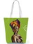 No.25 Tarzı 40-45CM Retro Siyah Afrika Kız Omuz Çantası Tasarımcı Yıldızlı Gökyüzü Yağlıboya Çanta Büyük Kapasiteli Eko Yeniden Kullanılabilir Kadın Rahat Tote (Yurt Dışından) 1