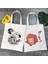 G615 Tarzı Karikatür Sevimli Ponyo On The Cliff Tote Çanta Unisex Anime Sosuke Kanvas Çanta Hayao Miyazaki Alışveriş Çantaları Baskılı Rahat Omuz Çantası (Yurt Dışından) 2