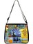 YXBSJMHS05 Tarzı 20CMX24CM Van Gogh Yıldızlı Gökyüzü Çanta Bayanlar Sanat Yağlıboya Ayçiçeği Moda Omuz Çantası Koltuk Altı Çantası Kız Alışveriş Seyahat Çantası (Yurt Dışından) 5