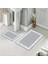 Banyo Halısı Ikili Klozet Takımı Kaymaz Tabanlı (60 cm x 100 cm + 40 cm x 60 Cm) 1
