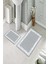Banyo Halısı Ikili Klozet Takımı Kaymaz Tabanlı (60 cm x 100 cm + 40 cm x 60 Cm) 2