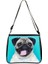 YXBBGQS19 Tarzı 25CMX30CM Sevimli Pug Köpek Baskı Omuzdan Askili Çanta Kadın Çanta Yaratıcı Bulldog Terrier Crossbody Çanta Yetişkin Kitap Çantası Öğrenci Postacı Çantası (Yurt Dışından) 5