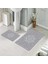 Banyo Halısı Ikili Klozet Takımı Kaymaz Tabanlı (60 cm x 100 cm + 40 cm x 60 Cm) 1