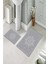 Banyo Halısı Ikili Klozet Takımı Kaymaz Tabanlı (60 cm x 100 cm + 40 cm x 60 Cm) 2