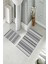Banyo Halısı Ikili Klozet Takımı Kaymaz Tabanlı (60 cm x 100 cm + 40 cm x 60 Cm) 2