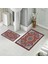 Banyo Halısı Ikili Klozet Takımı Kaymaz Tabanlı (60 cm x 100 cm + 40 cm x 60 Cm) 1