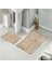 Banyo Halısı Ikili Klozet Takımı Kaymaz Tabanlı (60 cm x 100 cm + 40 cm x 60 Cm) 1