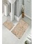 Banyo Halısı Ikili Klozet Takımı Kaymaz Tabanlı (60 cm x 100 cm + 40 cm x 60 Cm) 2