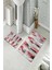 Banyo Halısı Ikili Klozet Takımı Kaymaz Tabanlı (60 cm x 100 cm + 40 cm x 60 Cm) 2