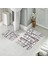 Banyo Halısı Ikili Klozet Takımı Kaymaz Tabanlı (60 cm x 100 cm + 40 cm x 60 Cm) 1