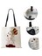 No.36 Stili Gril Tote Omuzdan Askili Çanta Kadın Yeniden Kullanılabilir Baskı Harajuku Rahat Kanvas Alışveriş Çanta Katlanabilir Seyahat Okul Yeniden Kullanılabilir Plaj Çantaları (Yurt Dışından) 3