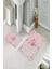 Banyo Halısı Ikili Klozet Takımı Kaymaz Tabanlı (60 cm x 100 cm + 40 cm x 60 Cm) 2
