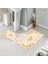 Banyo Halısı Ikili Klozet Takımı Kaymaz Tabanlı (60 cm x 100 cm + 40 cm x 60 Cm) 1