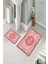 Banyo Halısı Ikili Klozet Takımı Kaymaz Tabanlı (60 cm x 100 cm + 40 cm x 60 Cm) 2
