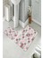 Banyo Halısı Ikili Klozet Takımı Kaymaz Tabanlı (60 cm x 100 cm + 40 cm x 60 Cm) 2