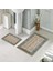 Banyo Halısı Ikili Klozet Takımı Kaymaz Tabanlı (60 cm x 100 cm + 40 cm x 60 Cm) 1