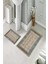 Banyo Halısı Ikili Klozet Takımı Kaymaz Tabanlı (60 cm x 100 cm + 40 cm x 60 Cm) 2