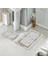 Banyo Halısı Ikili Klozet Takımı Kaymaz Tabanlı (60 cm x 100 cm + 40 cm x 60 Cm) 3