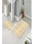Banyo Halısı Ikili Klozet Takımı Kaymaz Tabanlı (60 cm x 100 cm + 40 cm x 60 Cm) 2