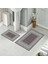 Banyo Halısı Ikili Klozet Takımı Kaymaz Tabanlı (60 cm x 100 cm + 40 cm x 60 Cm) 1