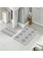 Banyo Halısı Ikili Klozet Takımı Kaymaz Tabanlı (60 cm x 100 cm + 40 cm x 60 Cm) 1