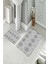 Banyo Halısı Ikili Klozet Takımı Kaymaz Tabanlı (60 cm x 100 cm + 40 cm x 60 Cm) 2