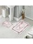 Banyo Halısı Ikili Klozet Takımı Kaymaz Tabanlı (60 cm x 100 cm + 40 cm x 60 Cm) 2
