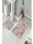 Banyo Halısı Ikili Klozet Takımı Kaymaz Tabanlı (60 cm x 100 cm + 40 cm x 60 Cm) 2