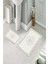 Banyo Halısı Ikili Klozet Takımı Kaymaz Tabanlı (60 cm x 100 cm + 40 cm x 60 Cm) 2